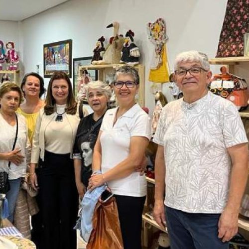Ame Campos inaugura loja de artesãos no Taubaté Shopping. Espaço terá trabalhos manuais feitos por artesãos da região